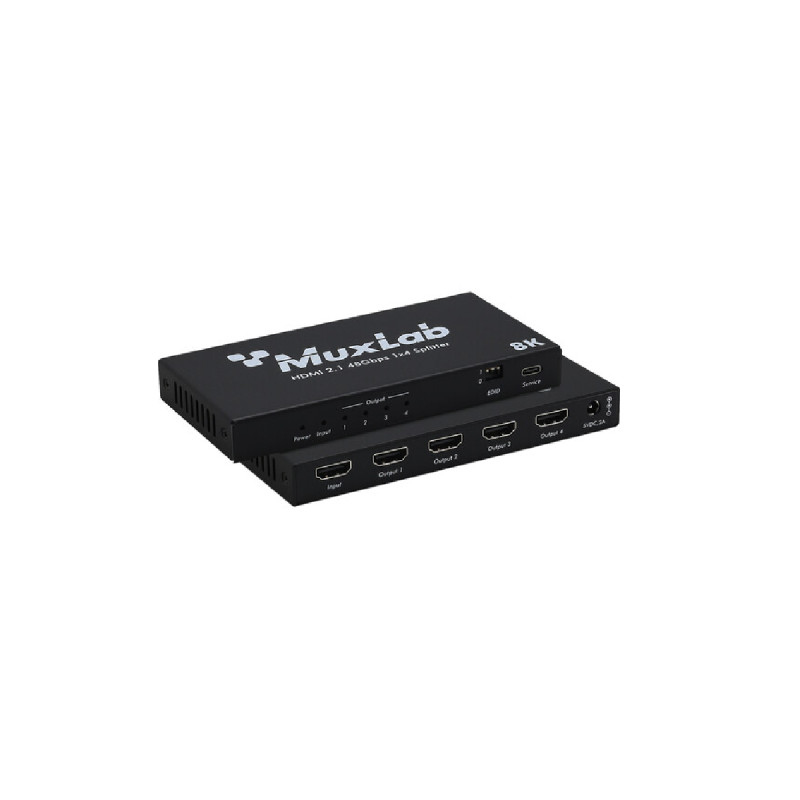 Muxlab HDMI 2.1 48Gbps 1x4 splitter