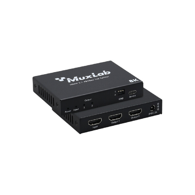 Muxlab HDMI 2.1 48Gbps 1x2 splitter