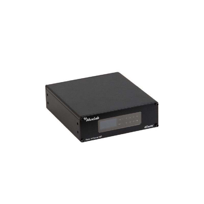 Muxlab Dante 4-channel audio DSP