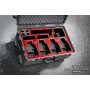 Jason Cases Valise pour 4 caméras PTZ Canon CR-N300 et pupitre IP100