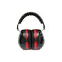 WE Casque Anti bruit atténuation 32dB housse de transport noir/rouge