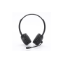 WE Casque micro Bluetooth ou Câble jack 3.5mm micro pivotant noir