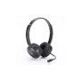 WE Casque micro Bluetooth ou Câble jack 3.5mm micro pivotant noir