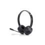 WE Casque micro Bluetooth ou Câble jack 3.5mm micro pivotant noir