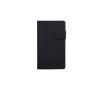 WE Etui universel colle magique noir effet peau coin pliable M