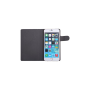 WE Etui universel colle magique noir effet peau coin pliable M