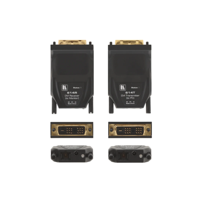 Kramer 1-Fiber Detachable DVI module (Rx & Tx Set)