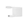 WE Câble USB-C /USB-C plat 1 m Charge 60W (3A/20V) USB 2.0 blanc