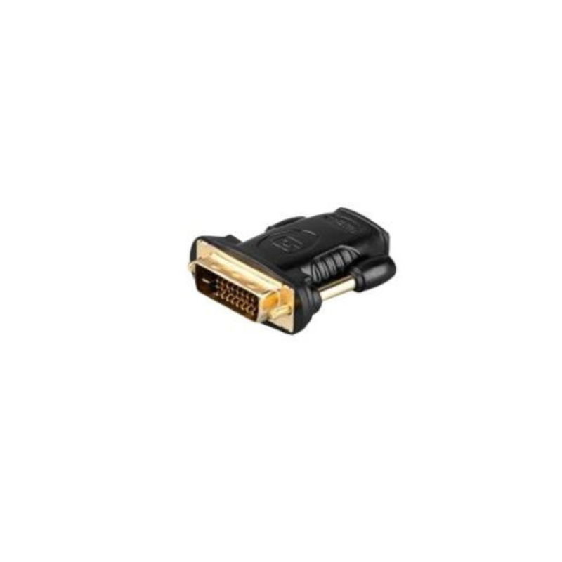 Goobay Adaptateur femelle  HDMI™   DVI-D Dual-Link Doré