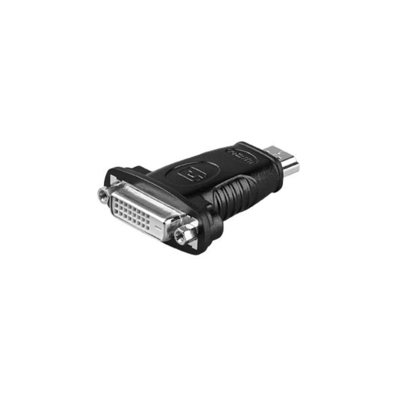Goobay Adaptateur HDMI™   Prise femelle DVI-D Dual-Link  nickelé