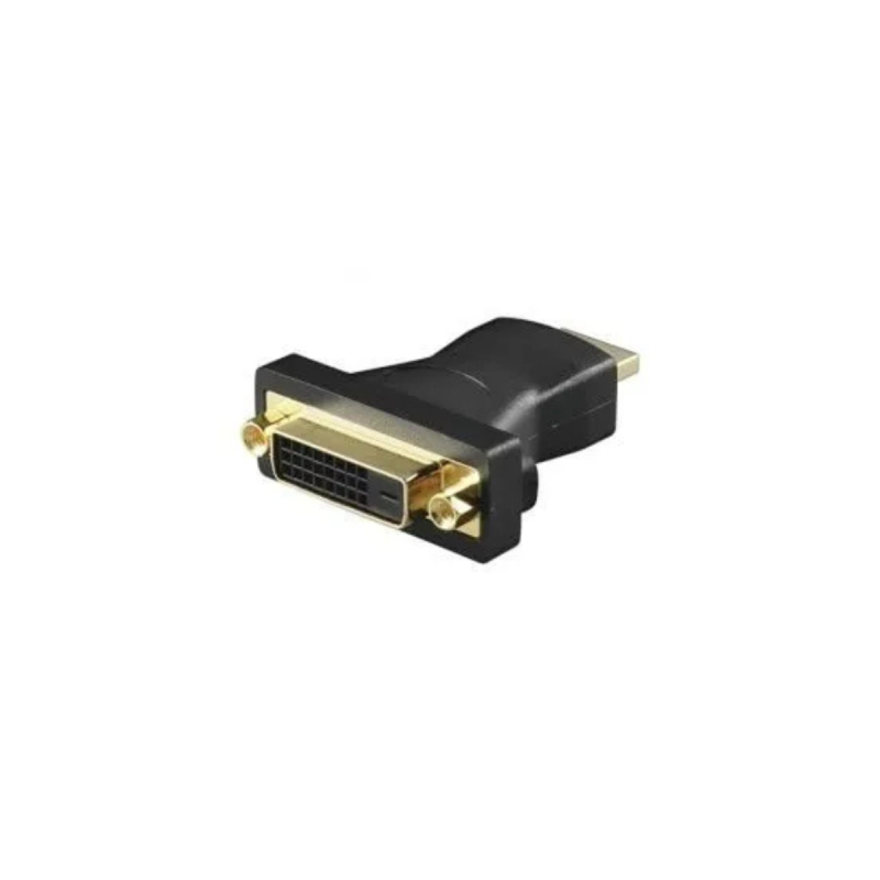 Goobay Adapateur HDMI™   Prise femelle DVI-D Dual-Link  Doré