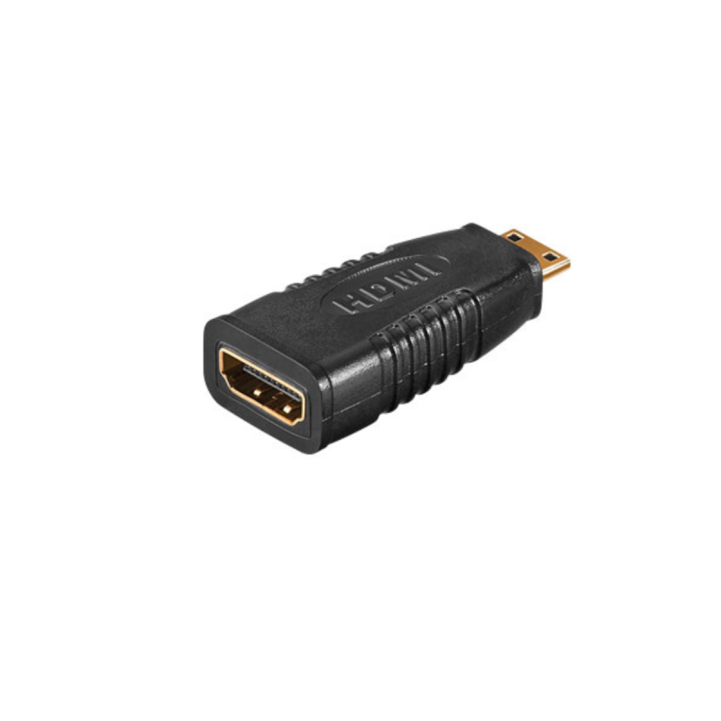 Goobay Adaptateur Fem. HDMI mini HDMI (type C) (4K @ 60 Hz) Doré