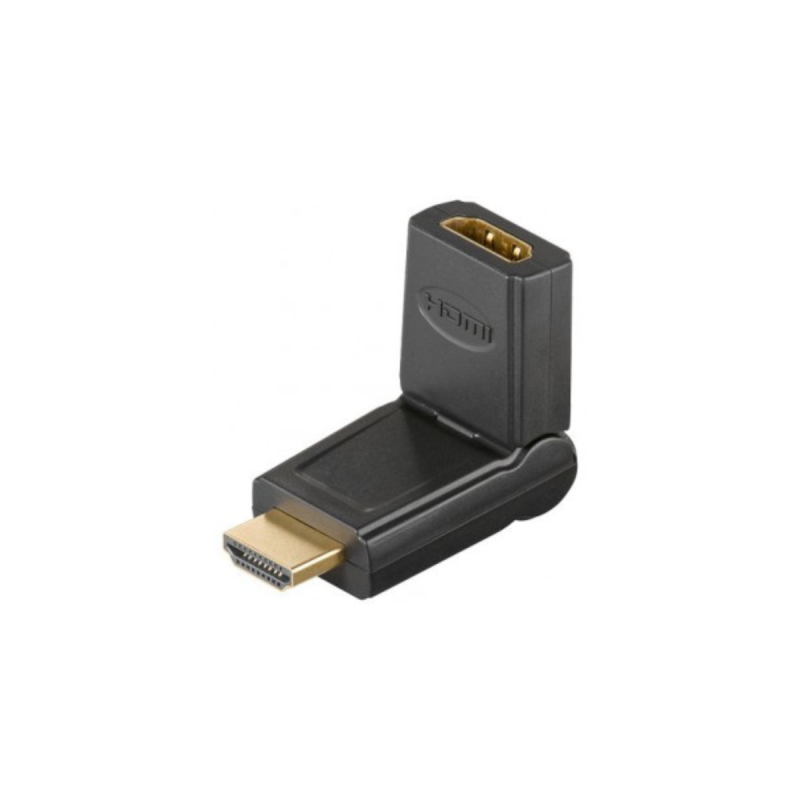 Goobay Adaptateur Fem. HDMI HDMI  (4K @ 60 Hz) Coudée  180°