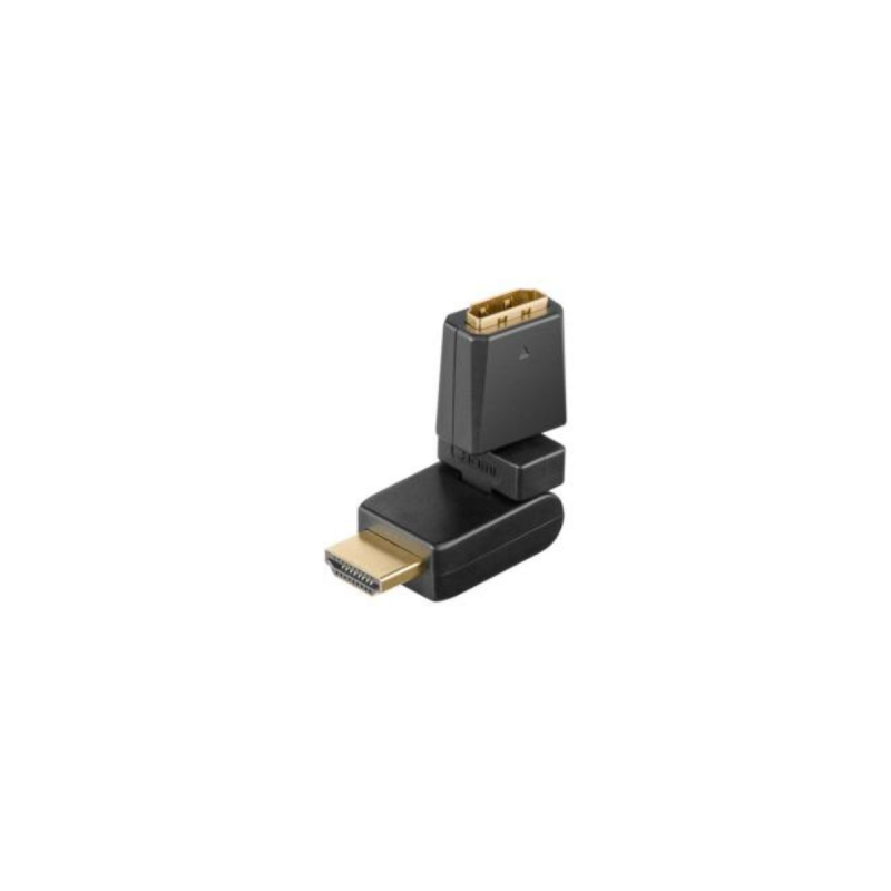 Goobay Adaptateur Fem. HDMI HDMI  (4K @ 60 Hz) Coudée 360°