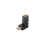 Goobay Adaptateur Fem. HDMI HDMI  (4K @ 60 Hz) Coudée 360°