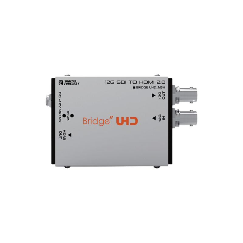 Digital Forecast Convertisseur 12G-SDI vers 2x HDMI 2.0 (Alim USB C)