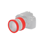 EasyCover lens rim for 77 mm red