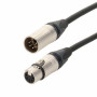 Cordon DMX XLR 5b MF 2m