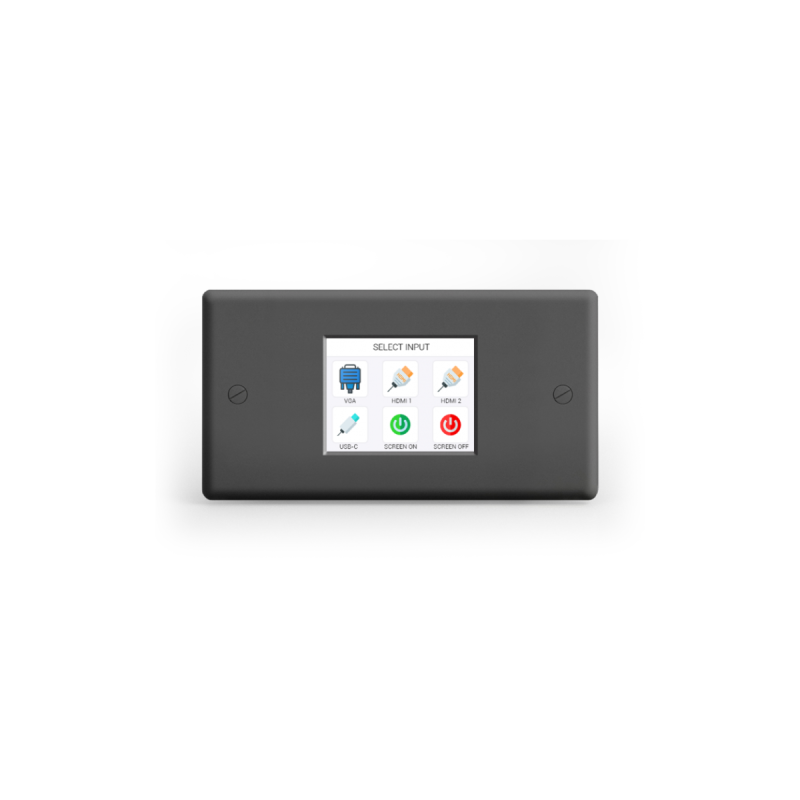 Wyrestorm Écran de Contrôle Tactile 2,8” Format encastrement US 2