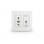 Wyrestorm Emetteur 4K60Hz 4:4:4 2-Gang In-Wall Encoder HDMI & USB-C