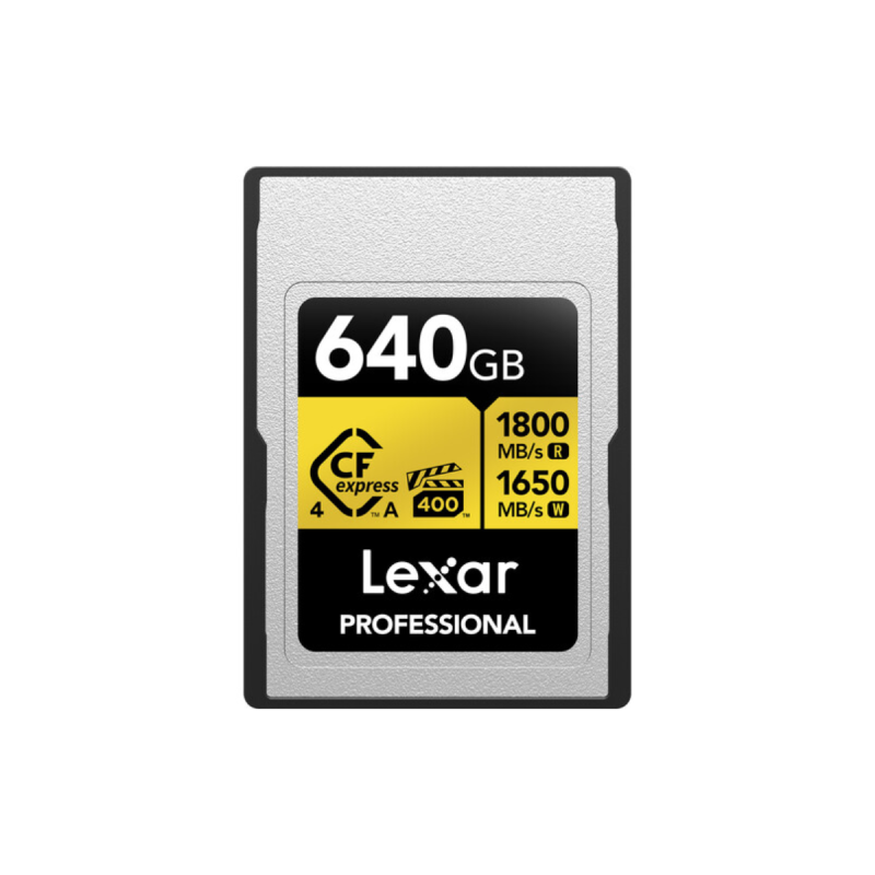 Lexar CFexpress PRO Type A Gold 4.0 Series 640GB R1800/W1650MB/s