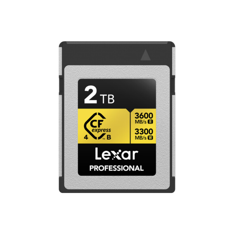 Lexar CFexpress PRO Type B GOLD 4.0 series 2TB - R3600/W3300MB/s