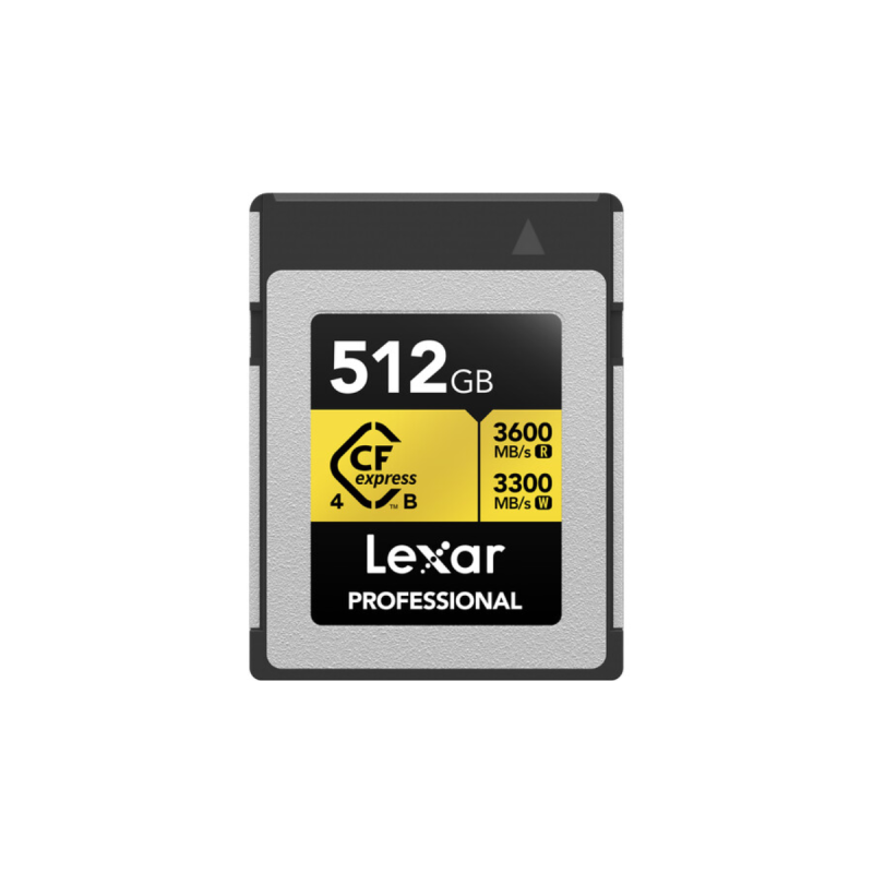Lexar CFexpress PRO Type B GOLD 4.0 series 512GB - R3600/W3300MB/s
