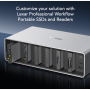 Lexar Workflow PRO 6 Bay Module with Thunderbolt 4 uplink