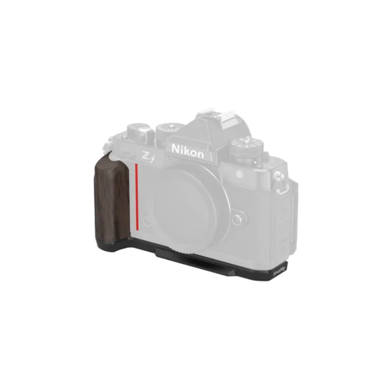 Smallrig Plaque de montage en L avec poignée en bois pour Nikon Z F