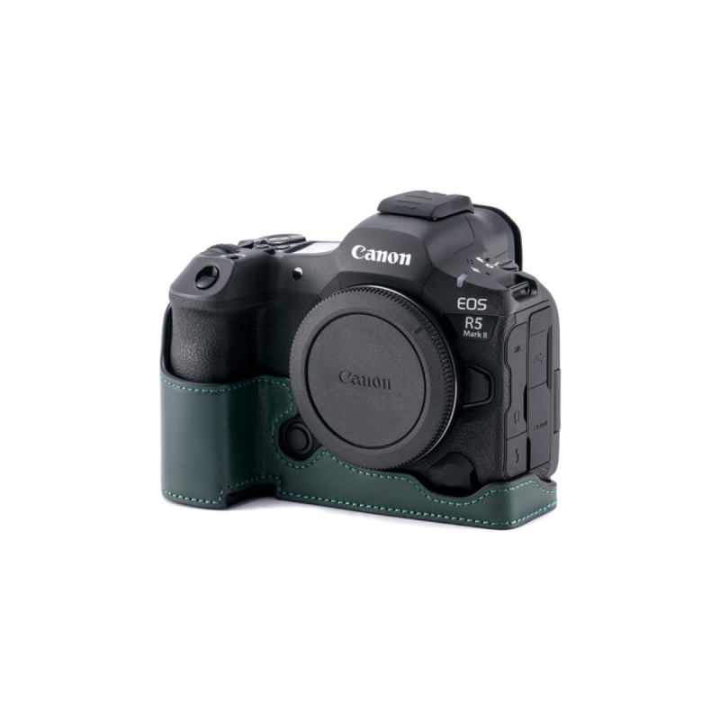 Tilta Étui en cuir pour appareil photo Canon R5 Mark II - Vert