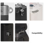 SmallRig Sangle d'épaule universelle  cuir pour appareil photo Marron