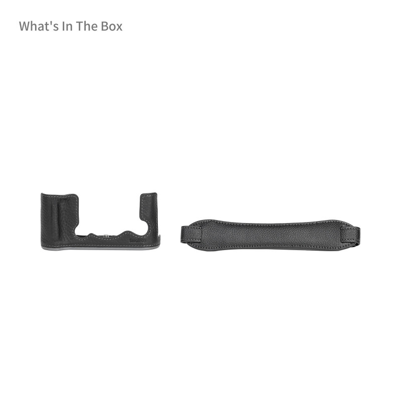 Smallrig 4709 Leather Half Case Kit for Fujifilm X-T50 Black