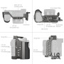 SmallRig 5060 HawkLock Quick Release Cage Kit for Sony Alpha 6700