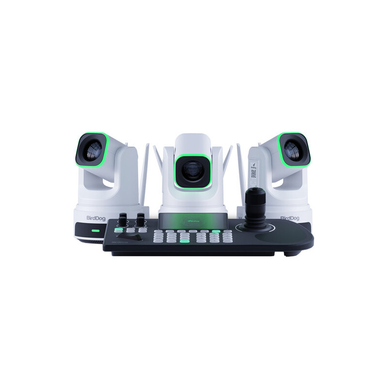 Birddog Bundle 3 caméras BDX4UW + controleur BDKBD Blanc