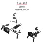Shape  Light Stand Hanger For Camera Cart Canon Eos C80