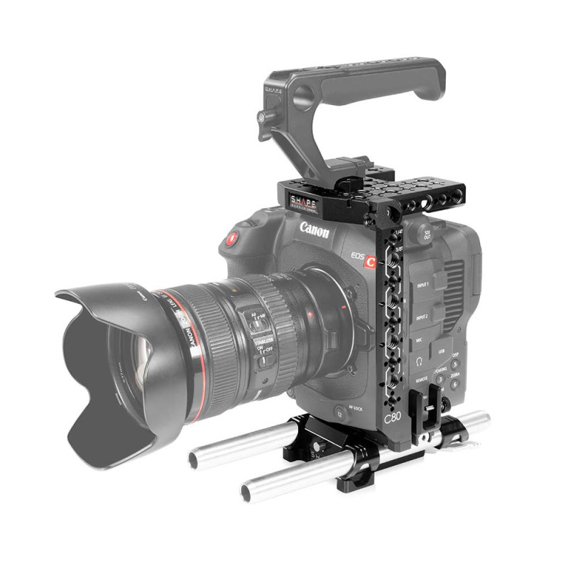 Shape Cage avec plaque 15mm LWS pour Canon EOS C80