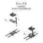 Shape Cage avec plaque 15mm LWS pour Canon EOS C80