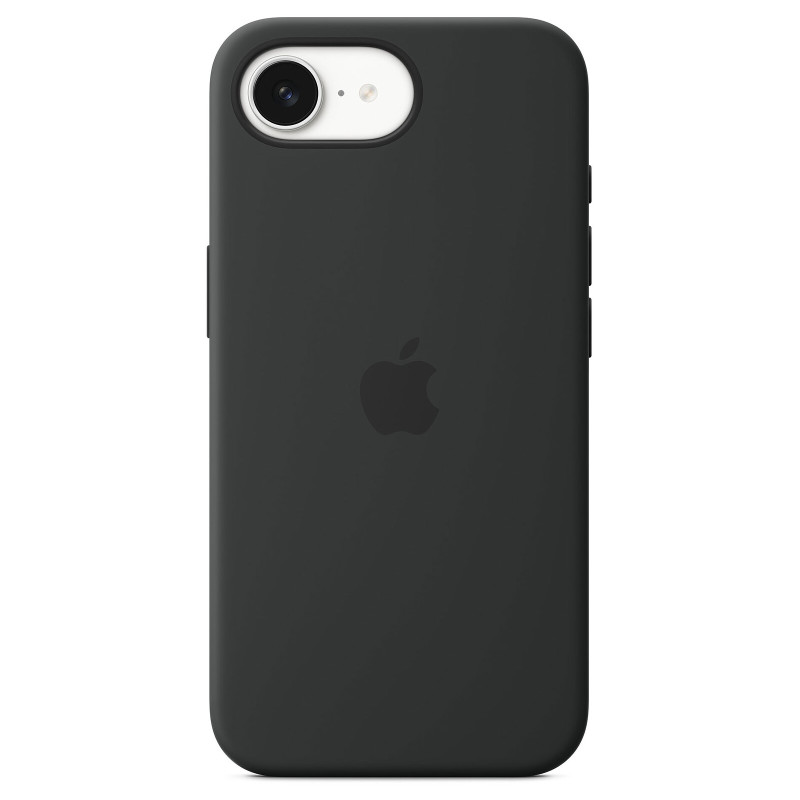 Apple Coque silicone pour iPhone 16e Noir