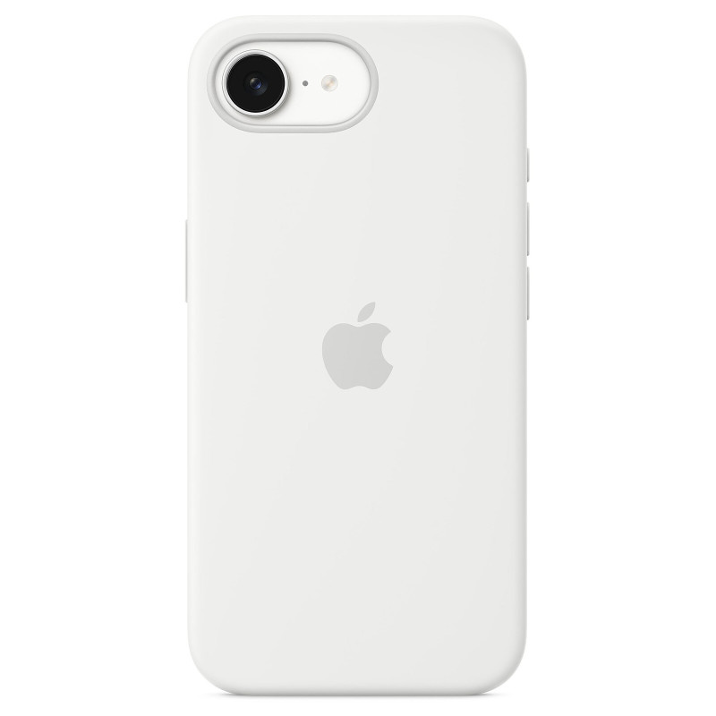 Apple Coque silicone pour iPhone 16e Blanc