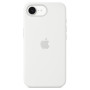 Apple Coque silicone pour iPhone 16e Blanc