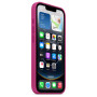 Apple Coque silicone pour iPhone 16e Fushia