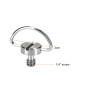E-Image Vis 1/4" avec anneau de 3 cm de diamètre