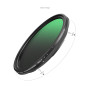 Smallrig Filtre Attachable 67mm ND2-ND32&1/4 Effect Black Mist