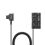 Smallrig 4884 D-Tap to Dual-Sided NP-F Dummy Battery Power Cable
