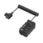 Smallrig 4884 D-Tap to Dual-Sided NP-F Dummy Battery Power Cable