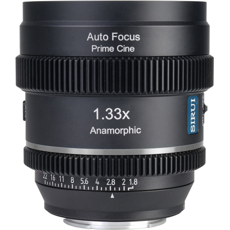 Sirui Objectif anamorphique 20mm T1.8 1.33x S35 AF (Z, Flare neutre)