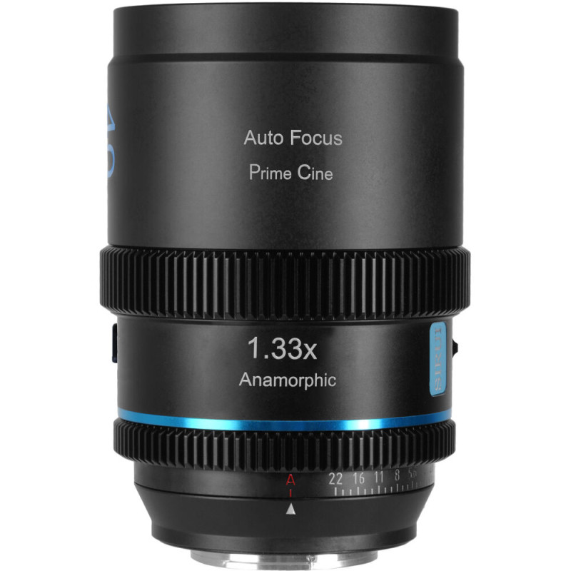 Sirui Objectif anamorphique 40mm T1.8 1.33x S35 AF (L, Flare blue)