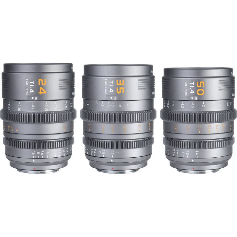 Sirui Objectif Vision Prime T1.4 Plein format Ciné 24/35/51mm Gris