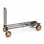 Rocknroller R18RT "Mega Plus" Chariot pliable 8 en 1 - noir et jaune