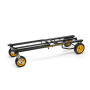 Rocknroller R18RT "Mega Plus" Chariot pliable 8 en 1 - noir et jaune